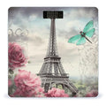 Dragonfly French Tower Bathroom Scale Automatic Power On/Off Body Scales LCD Backlight Display Square Digital Scale Rounded Corners Bathroom Scales for Home Bedrooms