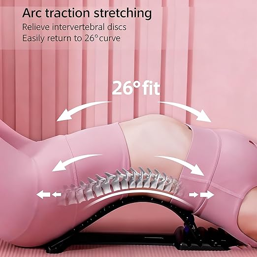 2026 Lumbar Support Board For Belly Fat Upgrade 4 Level Adjustable Lumbar Board For Back Stretcher