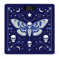 Women's Digital Bathroom Weighing Scale Automatic Switch Energy Saving Scale Smart Scale for Body Weight Goth Moth Dead Skull Moon