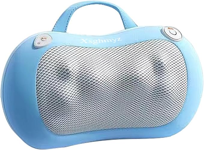 Deep Tissue Neck MassagerPeanut Shiatsu Back and Neck Massager Deep Tissue with Heating Function Electric Massage Pillow