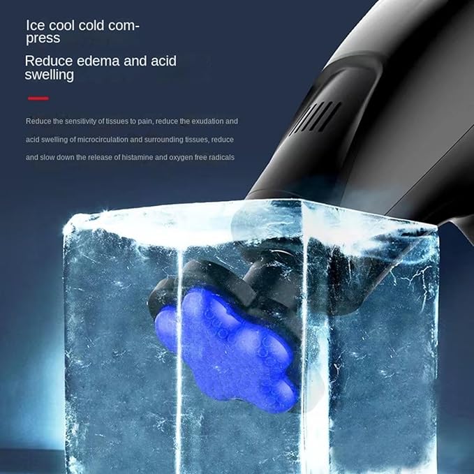 KAYNO Deep Muscle Relaxation Neck Massager Gun with Cold Compress