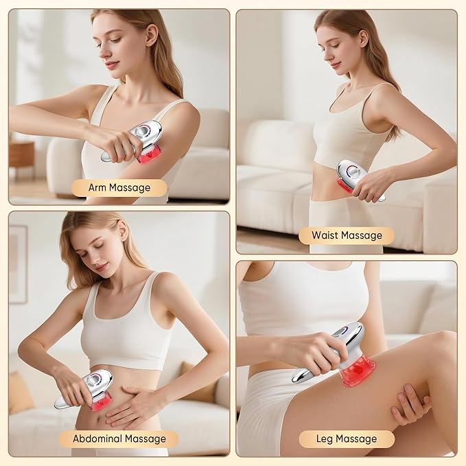 Body Sculpting Machine - Skin Tightening Device for Body Portable Cellulite Machine for Home Use Adjustable Body Sculpting Machine Suitable for Thighs Abdomen WaistEffectively Tightens the Skin