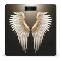 Angel Wing Scale for Body Weight Accurate Digital Bathroom Scale Toughened Glass High Precision Scales Smart Weight Scales with Large LCD Backlight Display Weighing Machine