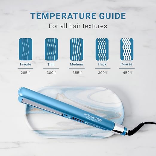 Nano Titanium Ultra-Sleek Hair Straightener Flat Iron for All Hair Types