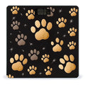 Dog Paw Print Scale for Body Weight Sturdy Tempered Glass Weighing Scales with LCD Display Accurate Digital Bathroom Scale Convenient Body Fat Smart Scales Easy Read