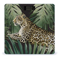 Leopard Palm Leaf Scale for Body Weight Digital Bathroom Scale Precision Smart Weighing Scales with Clear LED Display Accurate High Precision Scales Weighing Machine