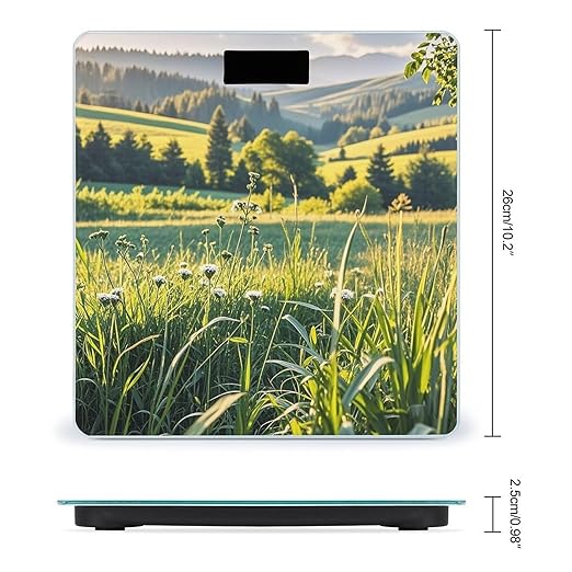 Country Style Smart Scale for Body Weight Accurate Bathroom Scale with LED Display Digital Weight Scales Weighing Machine High Precision Scales for Bath Home