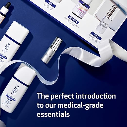 Obagi Bestsellers Travel Skincare Set – Travel Friendly Anti-Aging Skincare Gift Set for All Skin Types Includes Facial Cleanser 2oz Toner 2oz Vitamin C Serum .17oz &amp Firming Facial Serum .17o