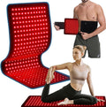 GarveeHome Red Light Therapy for Body 31.5 x 11.8 Infrared Light Therapy Belt with 360 LEDs 660nm Red Light &amp 850nm Infrared Light Therapy Mat with Timer for Back Shoulder Waist Muscle Pain Re