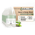 Terra Pure Hotel Hand &amp Body Wash Soap | Four Gallons | Designed to Refill Soap Dispensers (Set of 4)