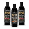 Derm Dude BallGasmic Ball Wash for Men – Sweet Whiskey (2 Pack) + Coconut Rush (1 Pack) | Anti-Chafing Charcoal Body Wash for Groin Care &amp Odor Defense – 3 x 8oz