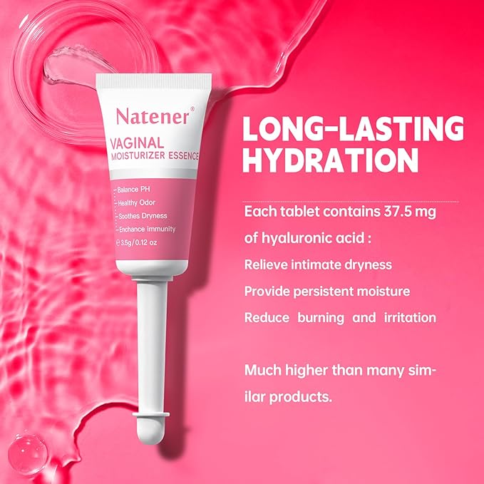 6 in 1 Intimate Moisturizer with 37.5mg Hyaluronic Acid - Support Intimate Moisturizing Soothing Health Odor Tightening PH Balance Immune | Niacinamide + Probiotics + Propolis + Centella Asiatica
