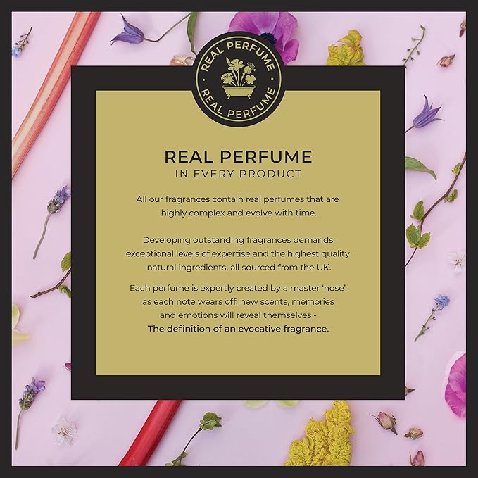Noble Isle Tea Rose Bath &amp Shower Gel | Luxury Body Wash for Women with Fine British Fragrance Oils | Vegan Body Wash &amp Paraben Free Body Wash (8.45 oz)