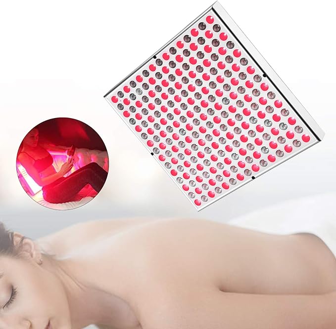 Red Light Therapy for Body Face45W LED Panel Deep 660nm and Near-Infrared 850nm Light Combo for Skin Beauty Infrared Light Therapy Panel Lamp with Stand