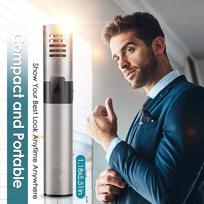 Ear and Nose Hair Trimmer Professional Painless Electric Nose and Ear Hair Remover for Men Women Facial Hair Trimmer Shaver Clipper Removal Dual-Edge Stainless Steel Blades Mute Motor Easy t