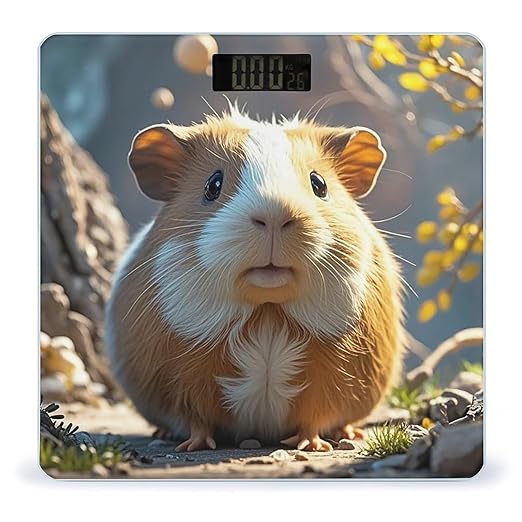 Guinea Pig Weight Scale Highly Accurate Digital Weighing Scale with Large LCD Display Smart Bathroom Scales for Home Bedrooms and Gift Giving