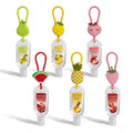 24 Pack Fruit Scentend Hand Sanitizers with Cute Keychains Bulk Travel Size Mini Hand Sanitizer Gel 1oz Employee Appreciation Gifts Teacher Nurse Coworker Team Gifts Graduation Party Favors