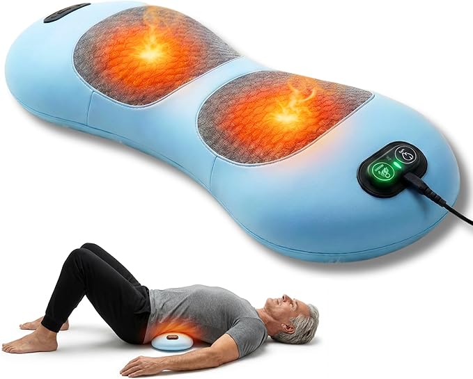 Original Therava 3-in-1 Back Massager with Traction Lift Heat &amp Vibration Massage | Lower and Upper Back Relief and Muscle Relaxation