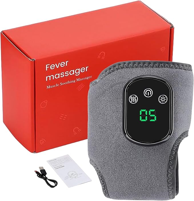 Foot Massager 3 in 1 Foot Massager Wireless &amp Portable Triple Method Heated Ankle Wrap with 3 Vibration Modes 5 Heat Level for Relaxation (1 PCS)