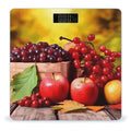 Fall Red Leaves and Fruits Bathroom ScaleHighly Accurate Digital Weighing Machine for People Bright LED Display Weight Scale for The Aldult Home Use