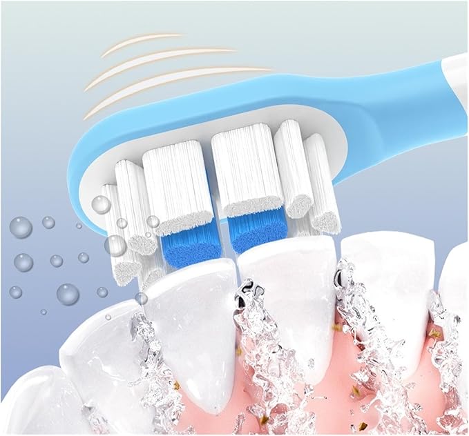 Suitable for Mijia MES609/MES610 Sweeping Electric Toothbrush Slow Vibration Brush(8 PCS Medium Soft A)