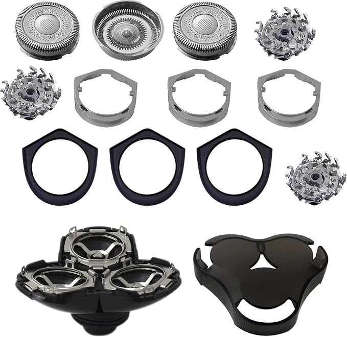 Replacement Shaver Heads for Philips Norelco RQ10 RQ12 Arcitec Razor Shavers