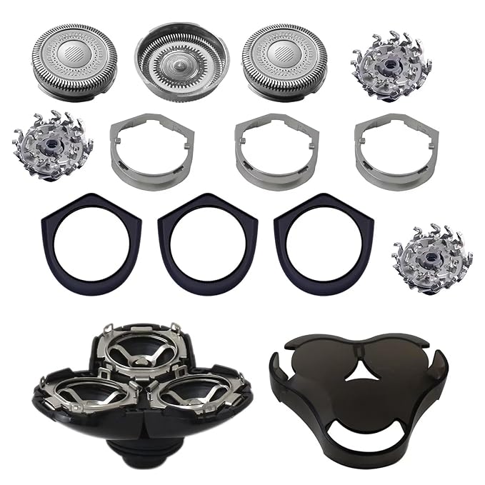 RQ12 Complete Replacement For Norelco RQ10 Shaver Head 1050X 1060X 1090X RQ12 1250X RQ11 1150X 1160X by YTXXDEUS