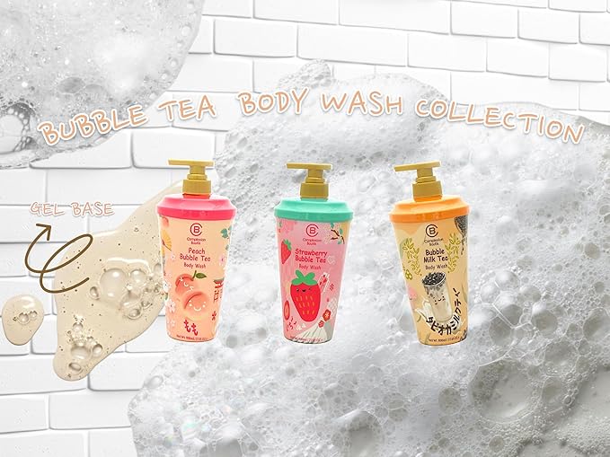 Strawberry Tea Body Wash for All Skin Types – Hydrating &amp Refreshing 27.05fl.oz