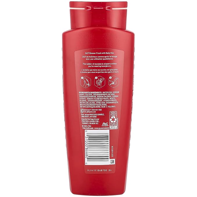 Old Spice Wild Collection Bodywash Bearglove 16 oz (Pack of 4)