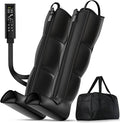 FSA-HSA Eligible Massager - Leg Massager for Circulation and Pain Relief FSA Foot Massager with 6 Modes 8 Intensities 3 Timers Leg Relaxation Pressure for Muscle Gift for Him Her (BlackMedium)