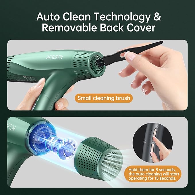Compact Negative Ion Hair Dryer Lightweight and Foldable with Diffuser High Speed and Fast Drying for All Hair Types