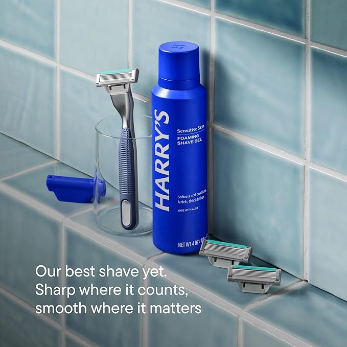 Harry's Plus Razor Refills - 10 Razor Blade Cartridges - Compact Cartridge Design for Precise Control - Shaving Kit for Men (Pack of 2)