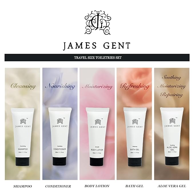 Travel Size Body Wash Bulk 300 Pack Individually Wrapped Shower Gel Hotel Size Bath Gel Aloe and Green Tea Extract Infused Hotel Toiletries and Supplies for Guests