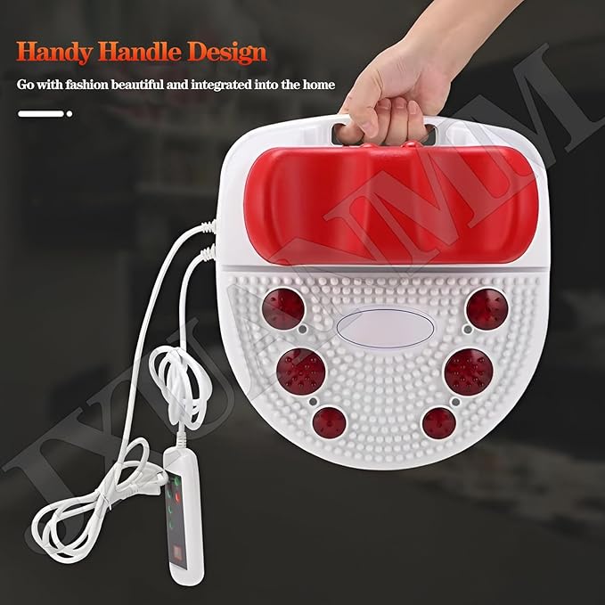 Fitness Blood Chi Machine Foot Leg Massager Passive Aerobic Exerciser for Vitality Swing Shaking Exercise with Wire Control 10 Gear Speed Adjustable