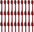 20/50/100 Pieces Toothbrush Heads Compatible for Apiyoo P7/Y8/SVP/Moon Electric Heads Vacuum Bristle Nozzle(50Red)
