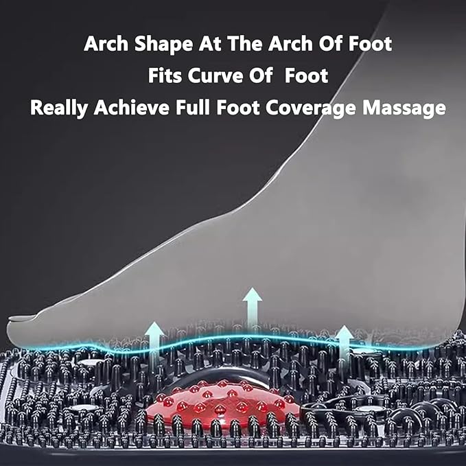 Electric Shiatsu Foot Massager Blood Circulative Massager with 4 Deep Sea Magnets Assist Infinitely Adjustable Speed and Timed Stimulate Acupoints Relaxing Body for Home