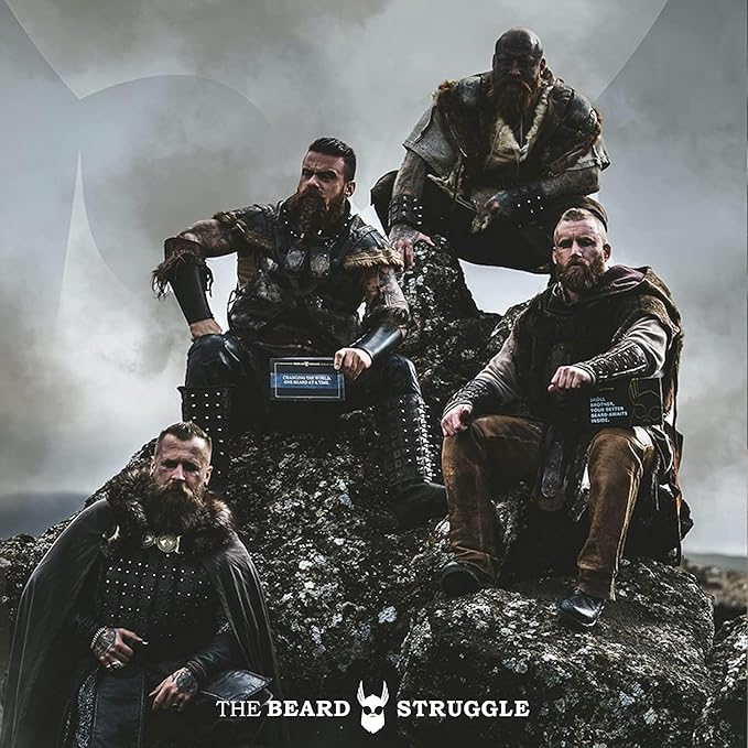 The Beard Struggle - Marksman's Beard Conditioner - Vanir's Wisdom Platinum Collection - Nourish Softens &amp Strengthens Beard - Radiance Beard Conditioner for Men (8 Fl oz)