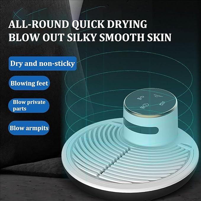 Full Body Dryer After Shower Negative Ions Body Heater Blow Dryer Cold/Heat Adjustable Feet Touch Panel Drying Machine for Bathroom/Swimming Pool/SPA