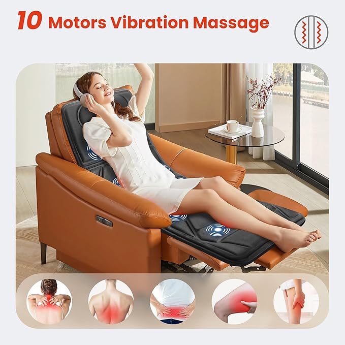 CooCoCo Full Body Massage Mat &amp Extra Large Heating Pad Birthday Gifts for Men Women