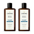 Cremo Rich-Lathering Blue Cedar &amp Cypress Body Wash A Woodsy Scent with Notes of Lemon Peel Cypress and Cedar 16 Fl Oz (2-Pack)
