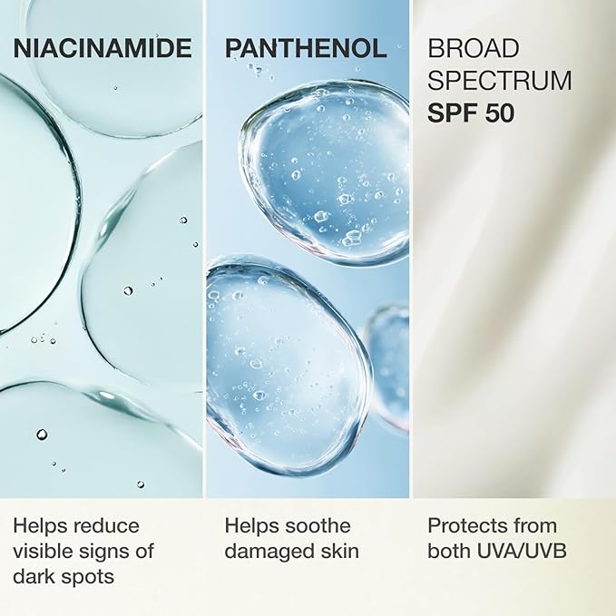 Physiogel Lightweight Moisture Korean Sunscreen Broad Spectrum SPF 50+ Water Resistant &amp Safe for Sensitve Skin Reef Friendly Paraben-Free Dermatologically Tested Korean Skin Care.