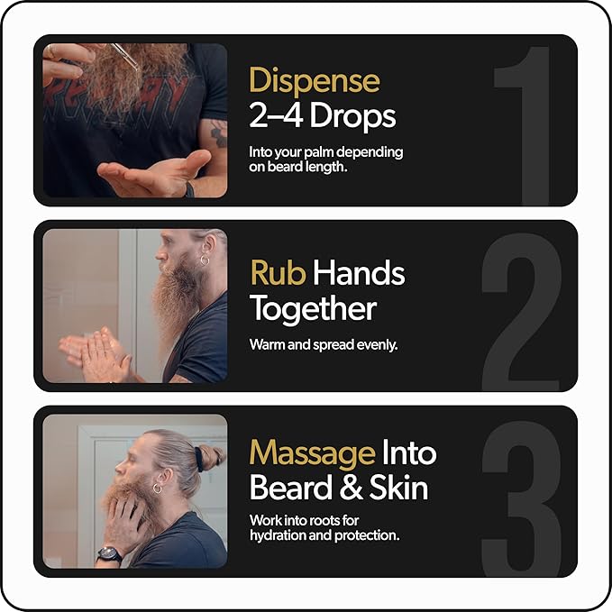 The Beard Struggle Tonic + Elixir Beard Oil Bundle - Silver Collection - Grooming Beard Oil - Softens Moisturizers and Strengthens Beard Growth - Pack of 2 Alfheim's Forests