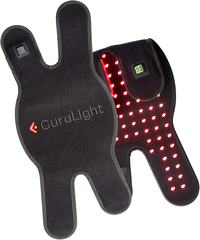 Red Light Therapy for Knee Pain Infrared Light Therapy 660nm &amp 850nm Shoulder and Joint Pain Back Pain Relief Red Light Therapy Pad for Shoulder Pain Wrap Knee Brace Device Rechargeable