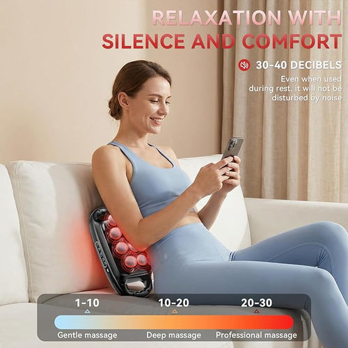 16-Head Massage Gun Set deep Tissue Massager 3 Modes 30 Intensity Levels Quiet Muscle Massage Gun Suitable for Back Shoulder Leg Foot and Whole Body Muscle Pain and Stretching.