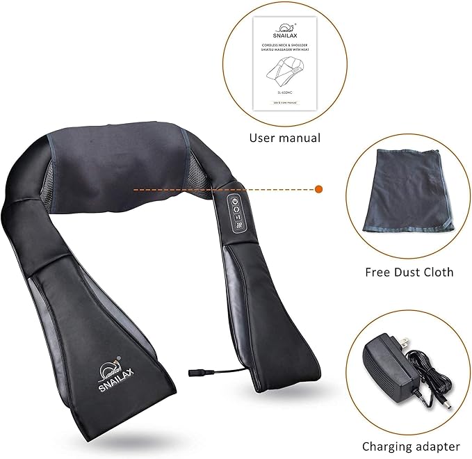 Snailax Neck Massager and Foot Massager Bundle