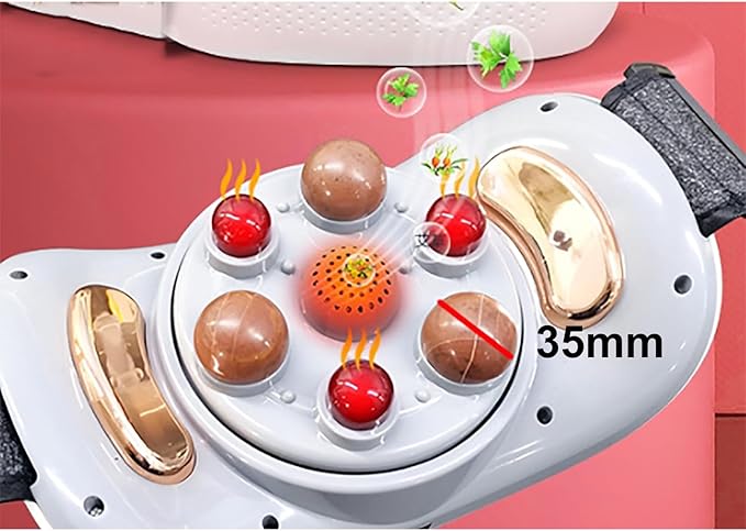 BianStone Stomach Massager Electric Abdominal Kneader with 5 Modes and 3 Levels of Intensity 2000 MAh Long Battery Life Relief of Abdominal Back Neck and Leg Pains