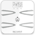 INEVIFIT Body-Analyzer Scale Highly Accurate Digital Bathroom Body Composition Analyzer Measures Weight Body Fat Water Muscle BMI Visceral Levels &amp Bone Mass for 10 Users. Includes Batterie