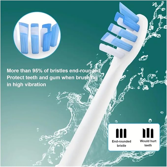 4-16pcs Toothbrush Heads Compatible for Electric(4pcs)