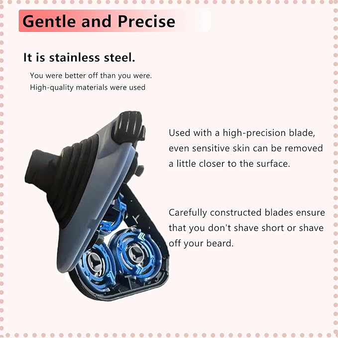 Replacement Heads Compatible with Philips Norelco 5000X Series Shavers for Norelco 5000x Replacement Heads Fits Models X5000X5001X5009 X5101 X5102X5002X5003X5005