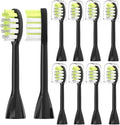 4Pack Replacement Toothbrush Heads Compatible with Ph One Soni Care Electric Head HY1100 HY1200 BH1022(8pcs Black)